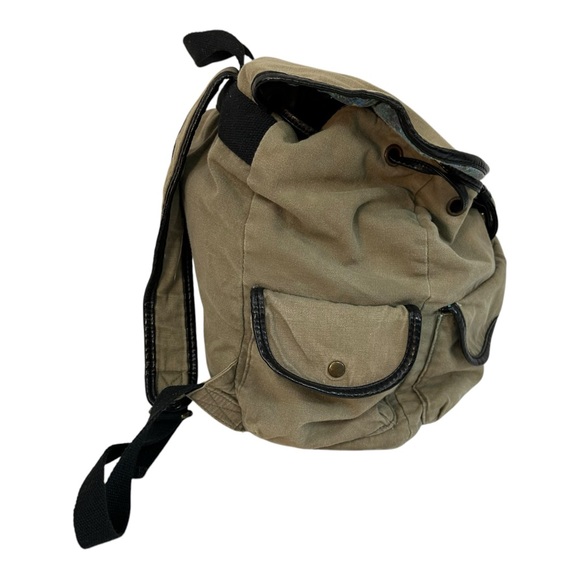 Kirra Pac-sun Backpack Shoulder Bag Satchel Y2K Brown Cotton Floral Floral - Picture 2 of 14